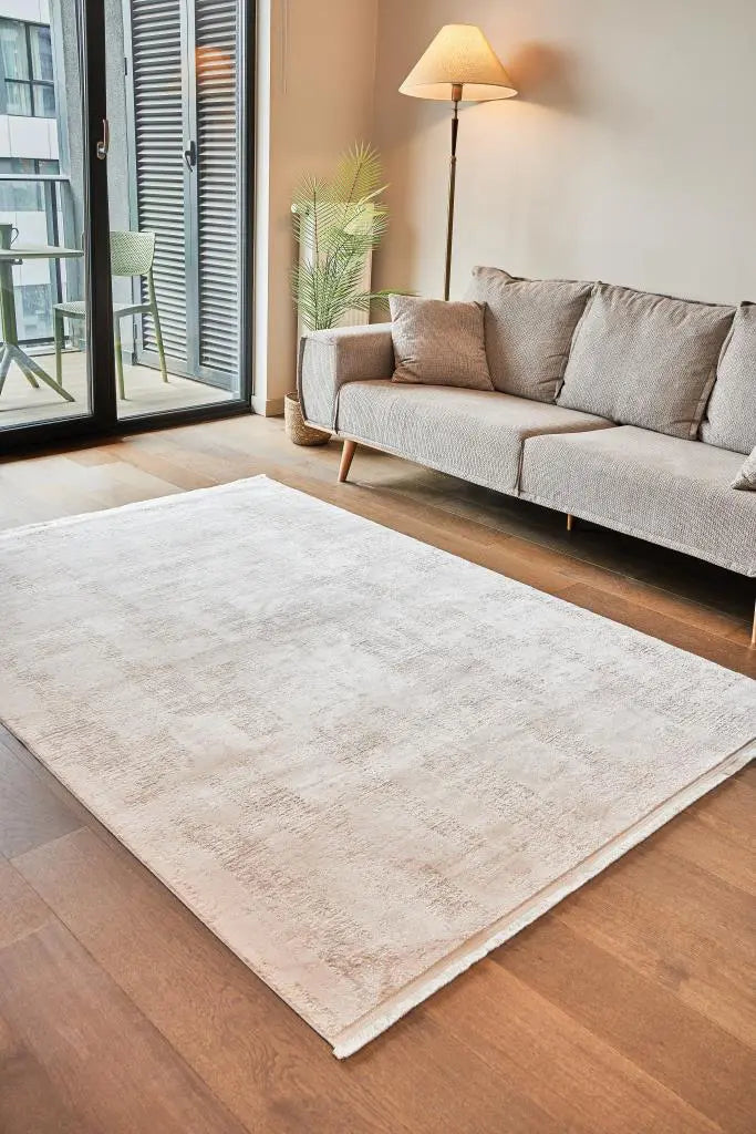 Apex Calista 1761 Gri Viskon Özel Tezgah Halısı