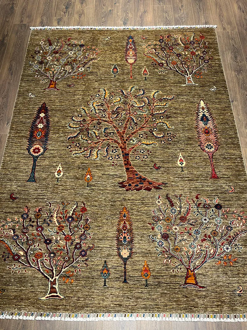 Anadolu Şal Desen Yün El Dokuma Halı