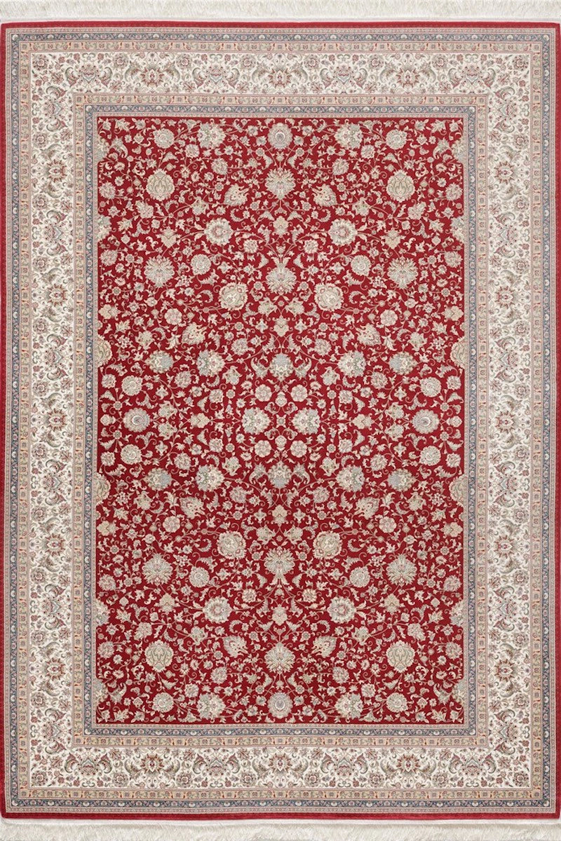 Woolknot İpek 1139B Kırmızı Bambu Özel Tezgah Halısı