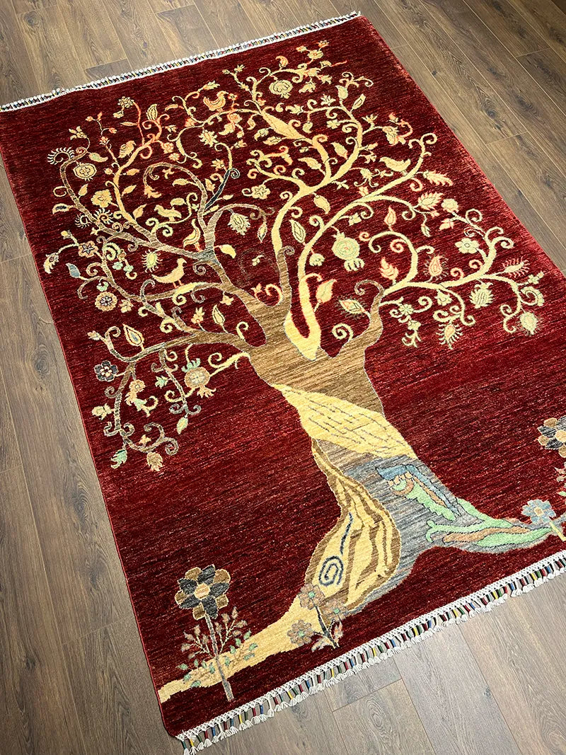 Anadolu Şal Desen Yün El Dokuma Halı