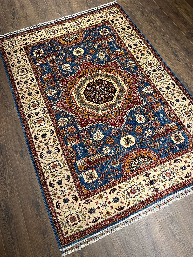 Anadolu Şal Memlük Desen Yün El Dokuma Halı