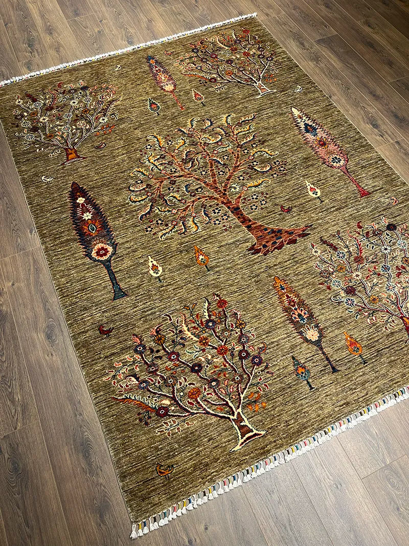 Anadolu Şal Desen Yün El Dokuma Halı