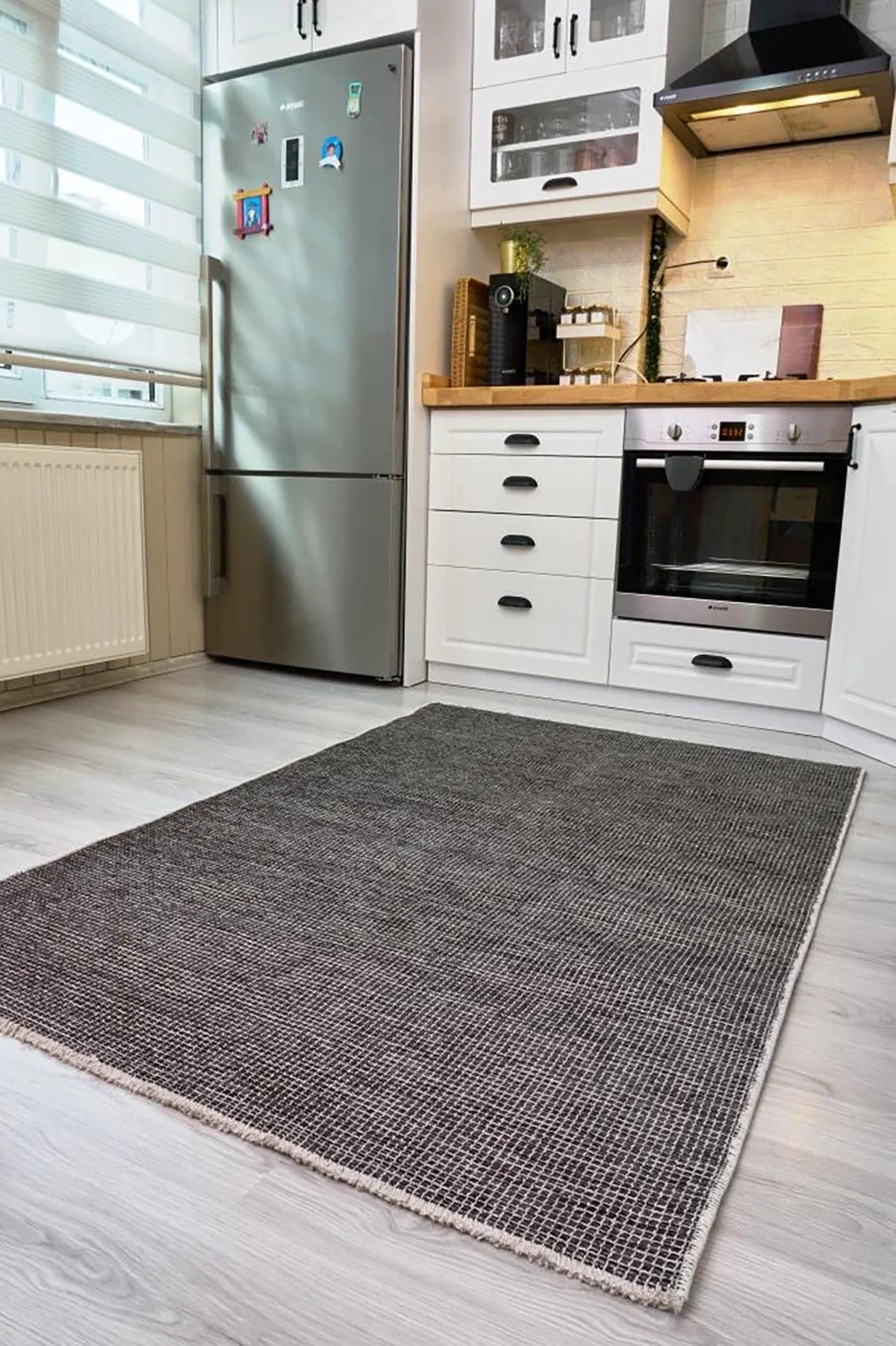 Apex Pandora 2415 Antrasit Makine Halısı