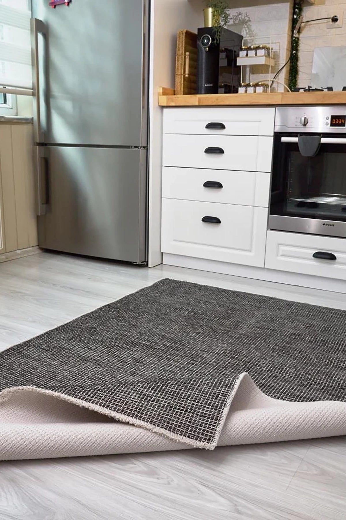 Apex Pandora 2415 Antrasit Makine Halısı