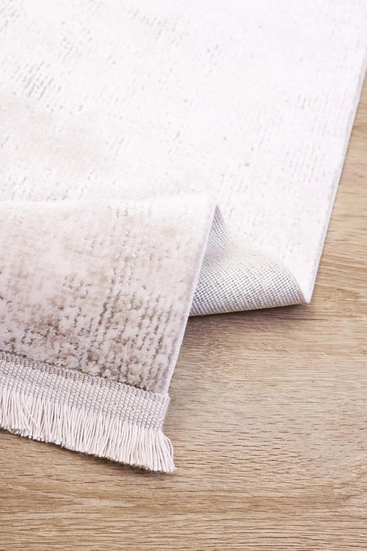 Apex Solid 8353 Krem Makine Halısı