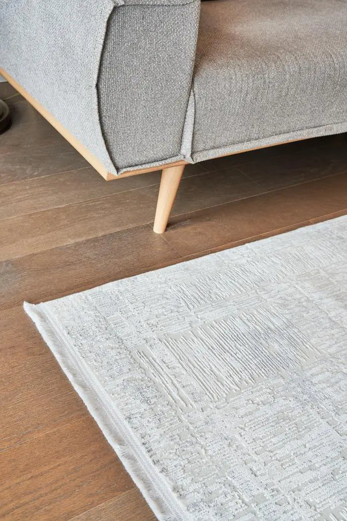 Apex Calista 1711 Gri Viskon Özel Tezgah Halısı