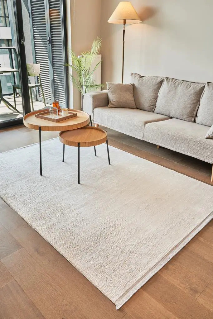 Apex Calista 1731 Gri Viskon Özel Tezgah Halısı