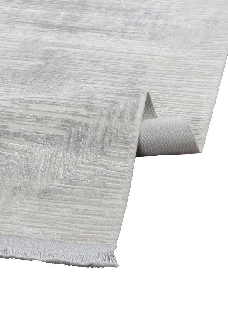 Apex Calista 1751 Gri Viskon Özel Tezgah Halısı