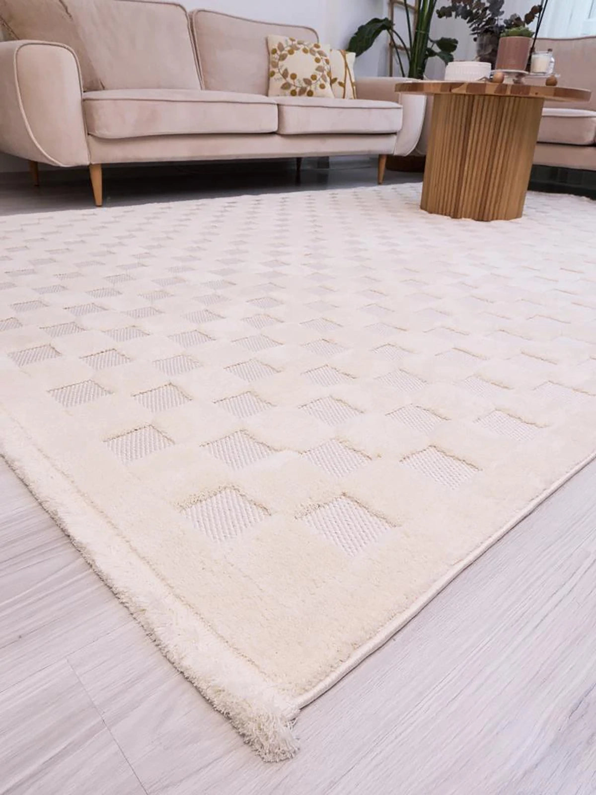 Apex Orion 4211 Krem Makine Halısı