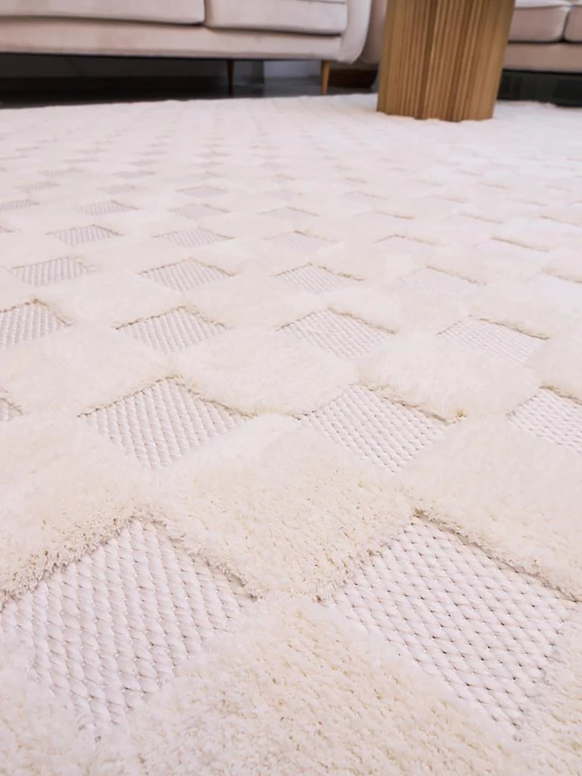 Apex Orion 4211 Krem Makine Halısı