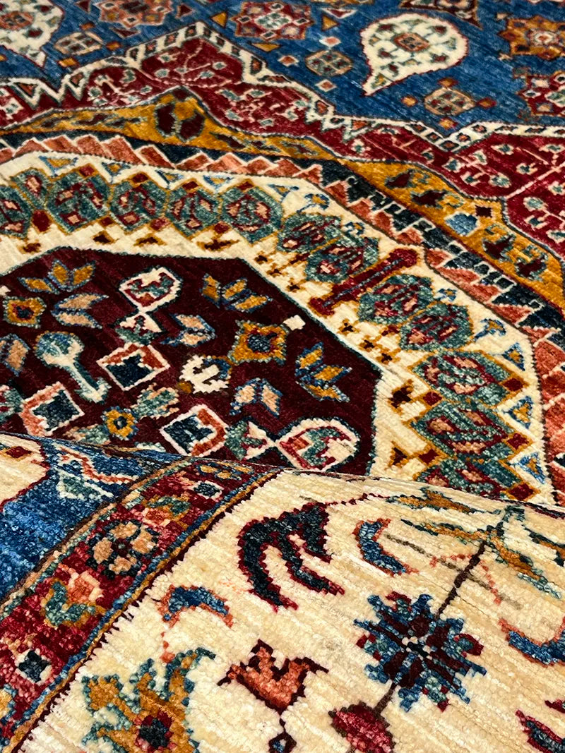 Anadolu Şal Memlük Desen Yün El Dokuma Halı