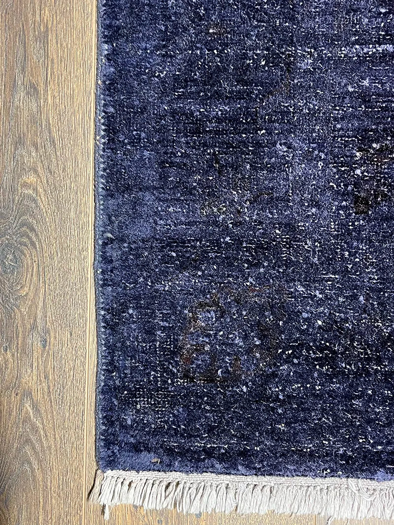 Overdye Serisi Eskitme El Dokuma Mor Halı