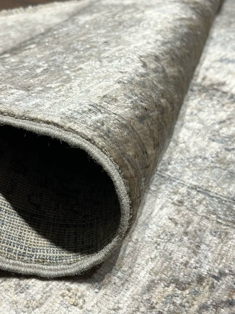 Overdye Serisi Eskitme El Dokuma Kahve Halı