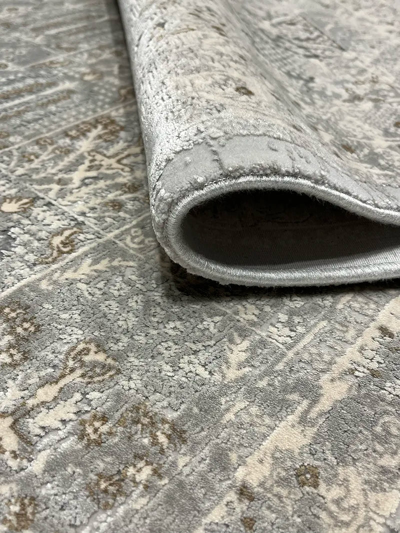 Apex Aura 2825 Gri Özel Tezgah Halısı