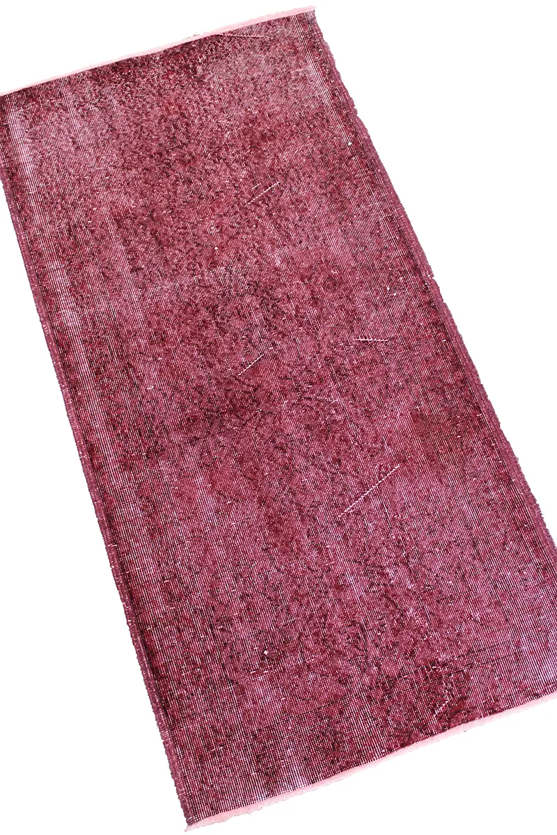 El Dokuma Pembe Vintage Halı