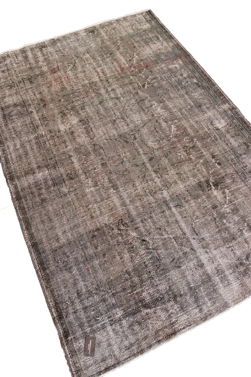 El Dokuma Kahve Vintage Halı