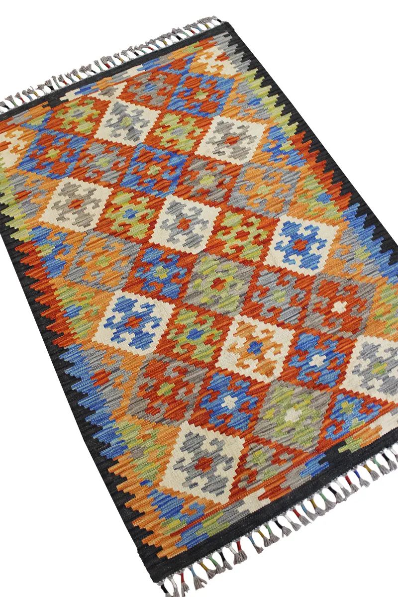 Natural El Dokuma Yün Afgan Kilim