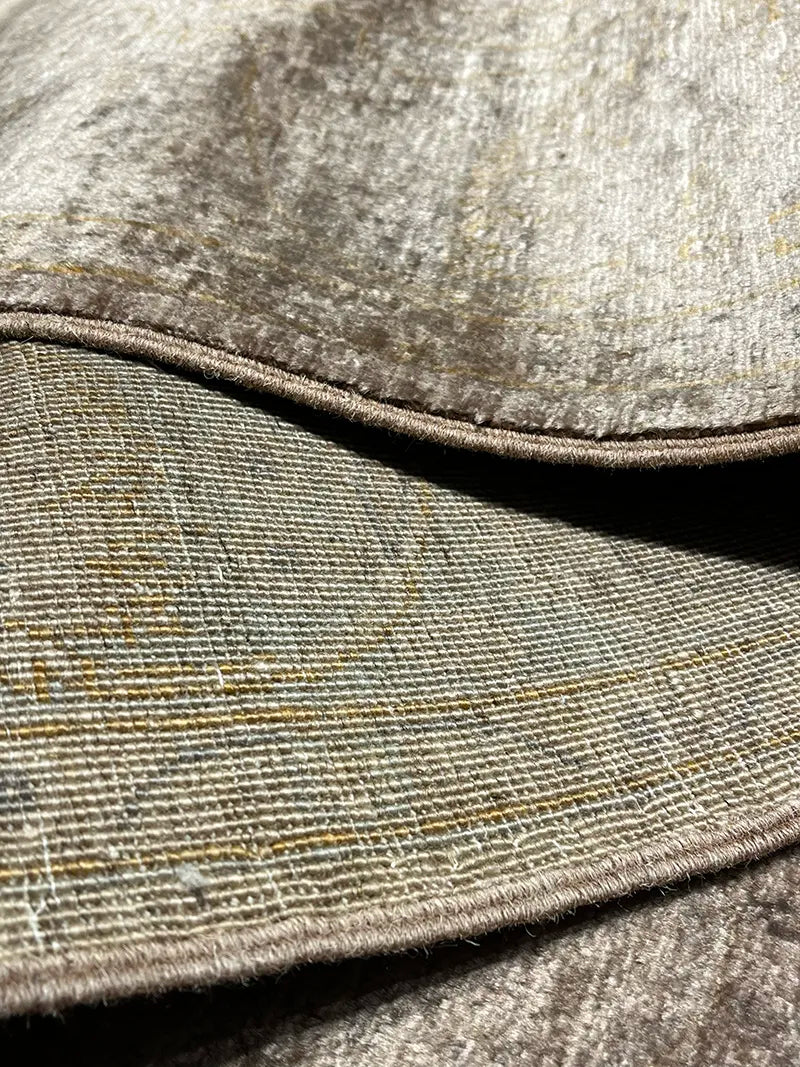 Overdye Serisi Eskitme El Dokuma Kahve Halı