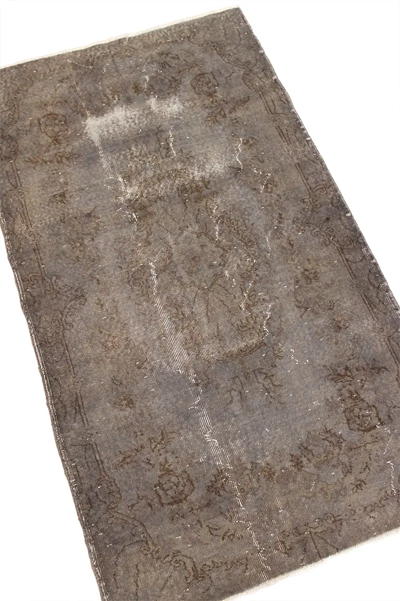 El Dokuma Kahve Vintage Halı