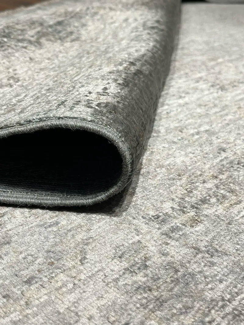 Overdye Serisi Eskitme El Dokuma Yeşil Halı