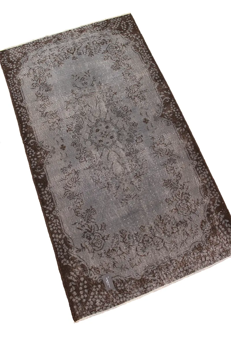 El Dokuma Kahve Vintage Halı