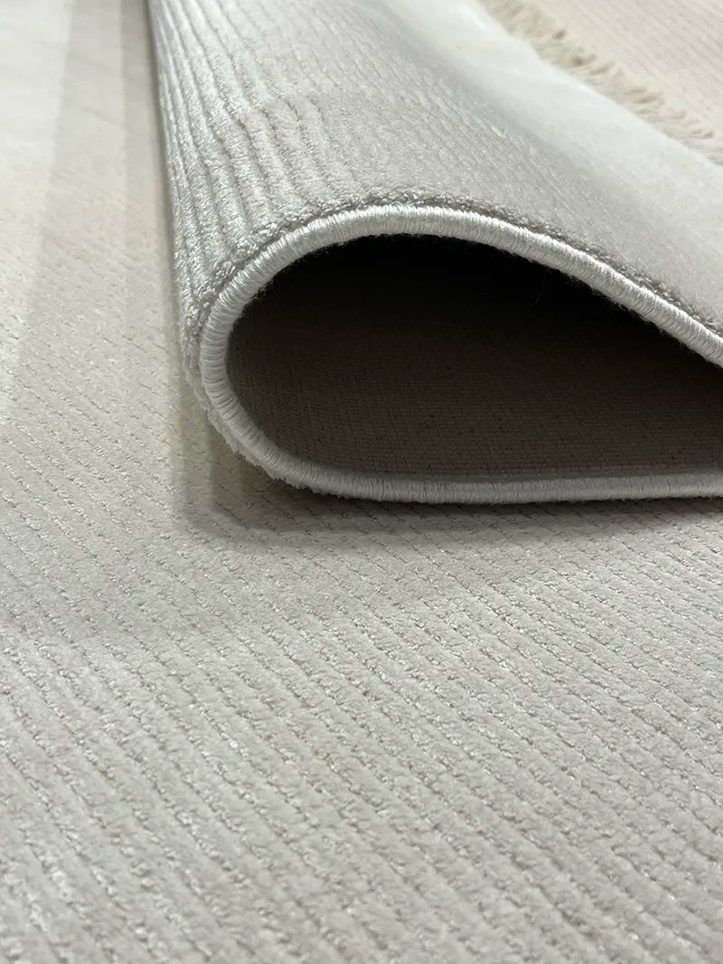 Modern Düz Krem Bambu Özel Tezgah Halısı