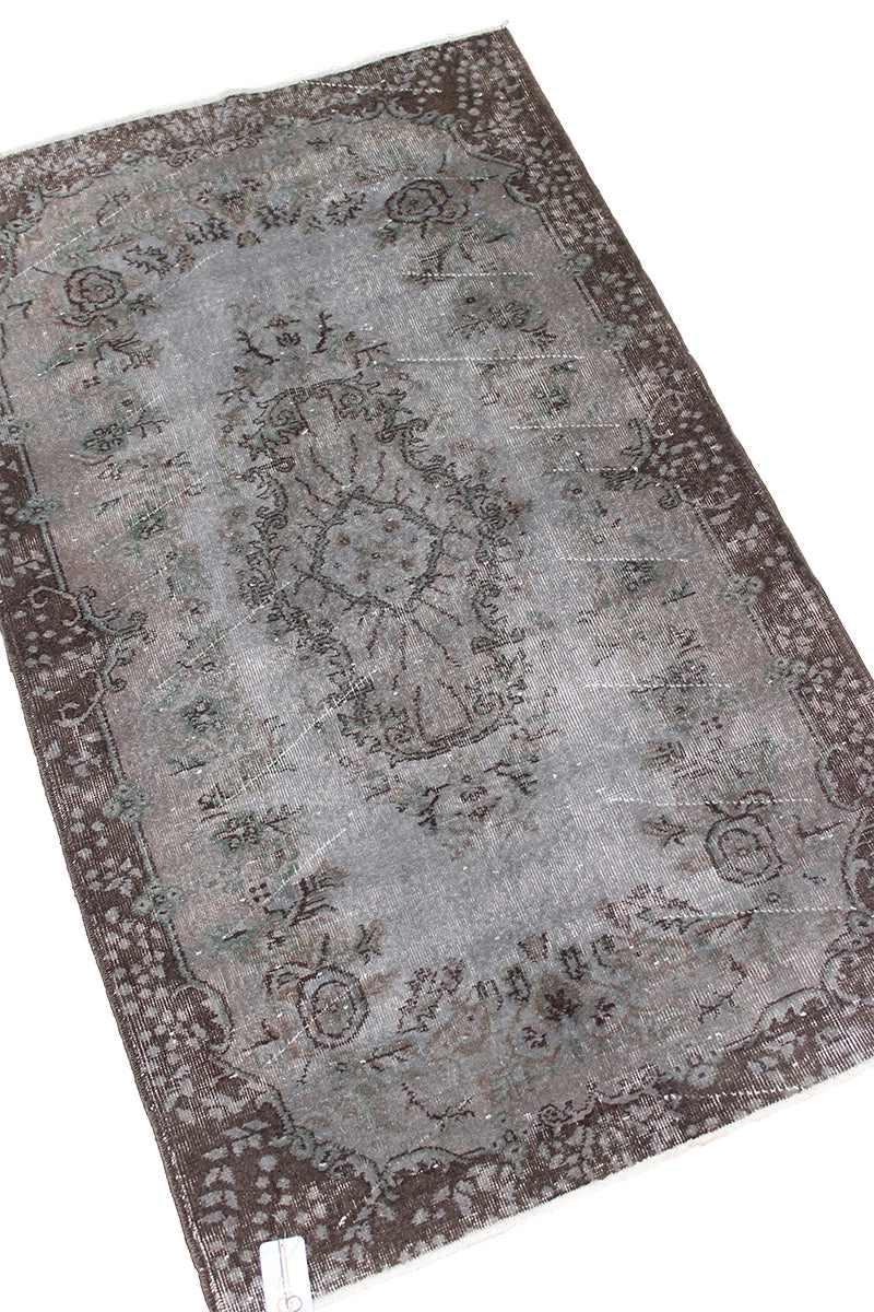 El Dokuma Kahve Vintage Halı