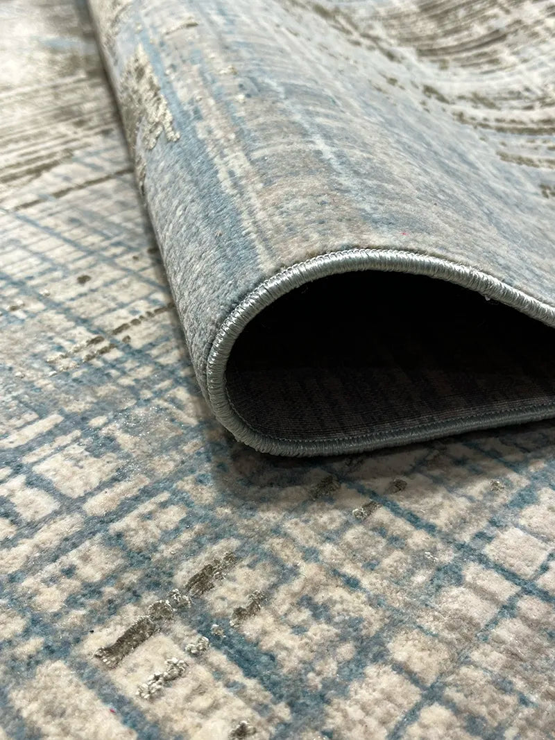 Eskitme Desen Vizon Bambu Özel Tezgah Halısı