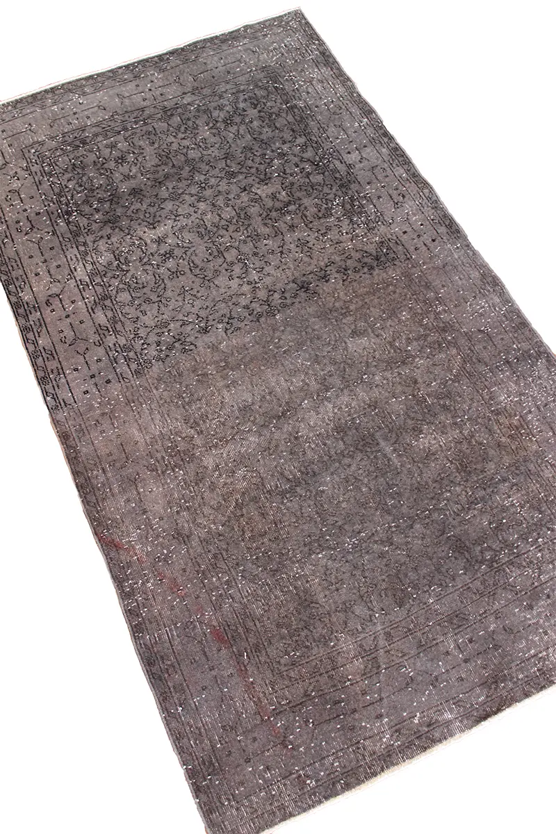 El Dokuma Kahve Vintage Halı