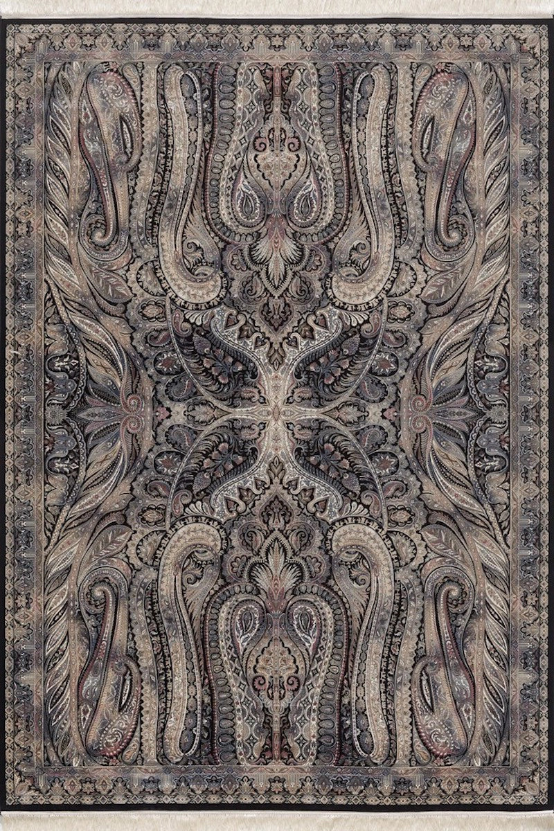 Woolknot İsfahan 2135E Bej Özel Tezgah Halısı
