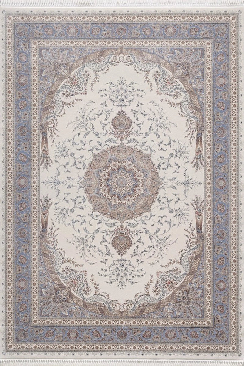 Woolknot Mirage 2199B Krem Bambu Özel Tezgah Halısı