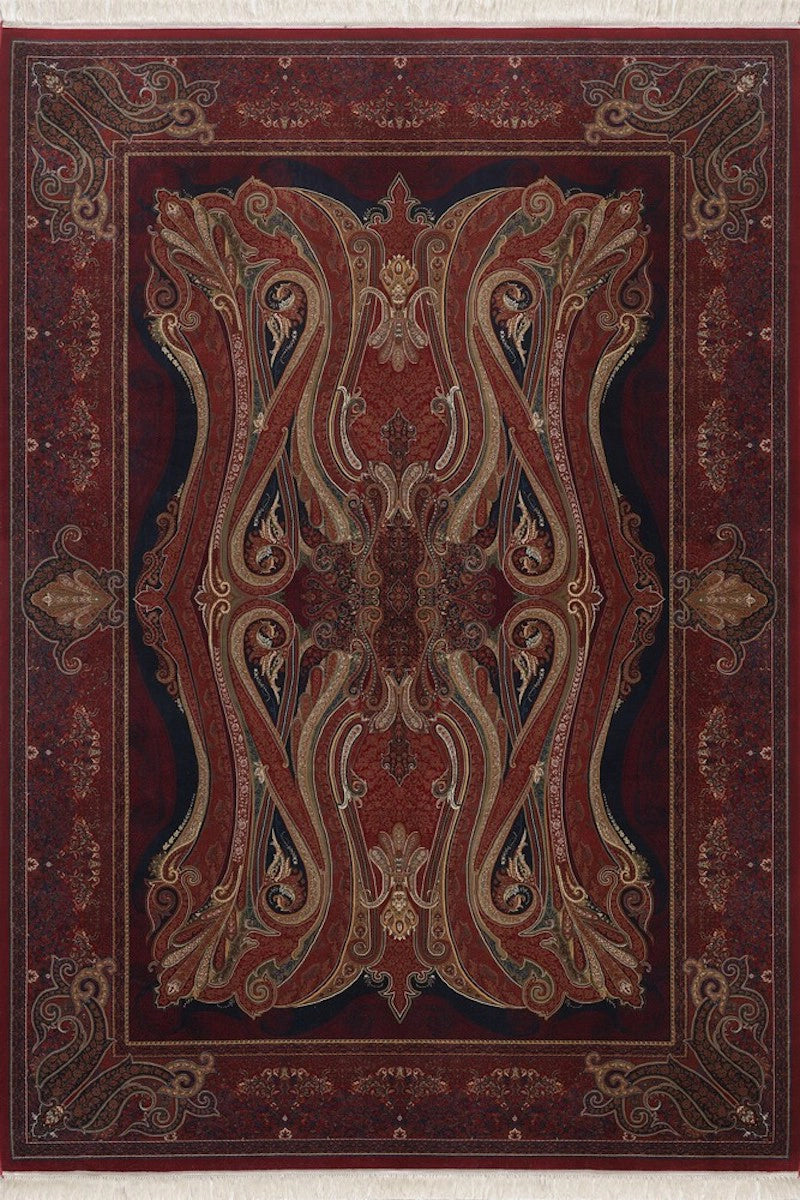 Woolknot İsfahan 2205X Kırmızı Özel Tezgah Halısı