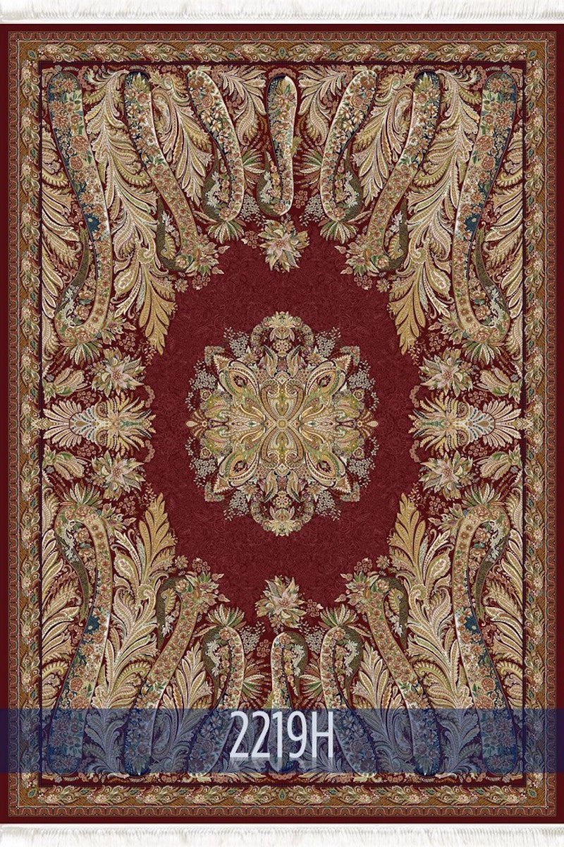 Woolknot İsfahan 2219H Kırmızı Özel Tezgah Halısı