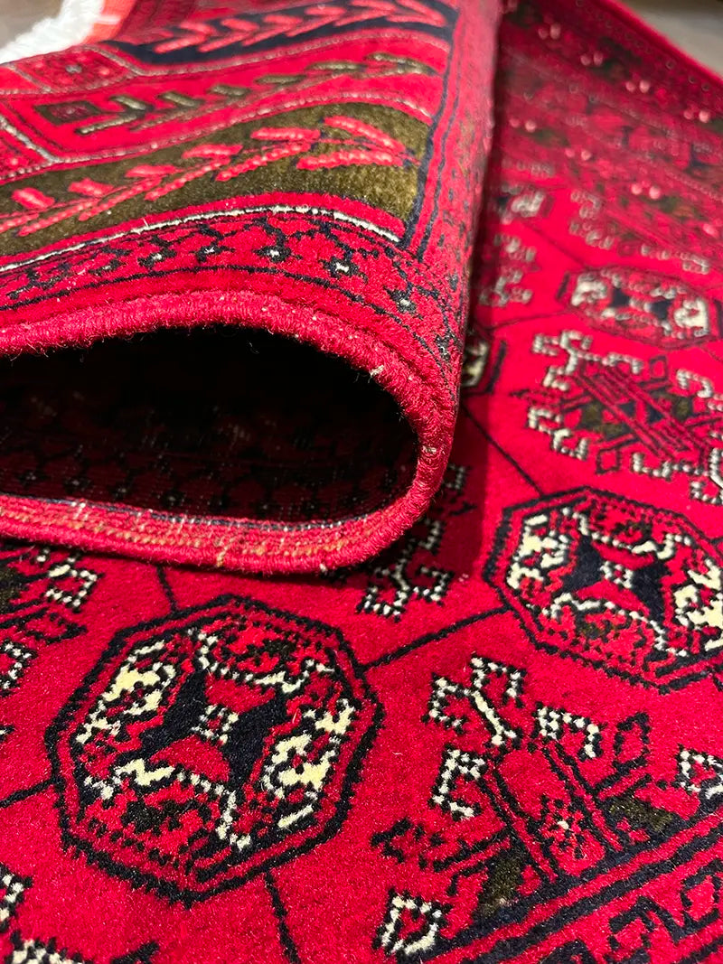 El Dokuma Afgan Bilicik Halısı Seccade