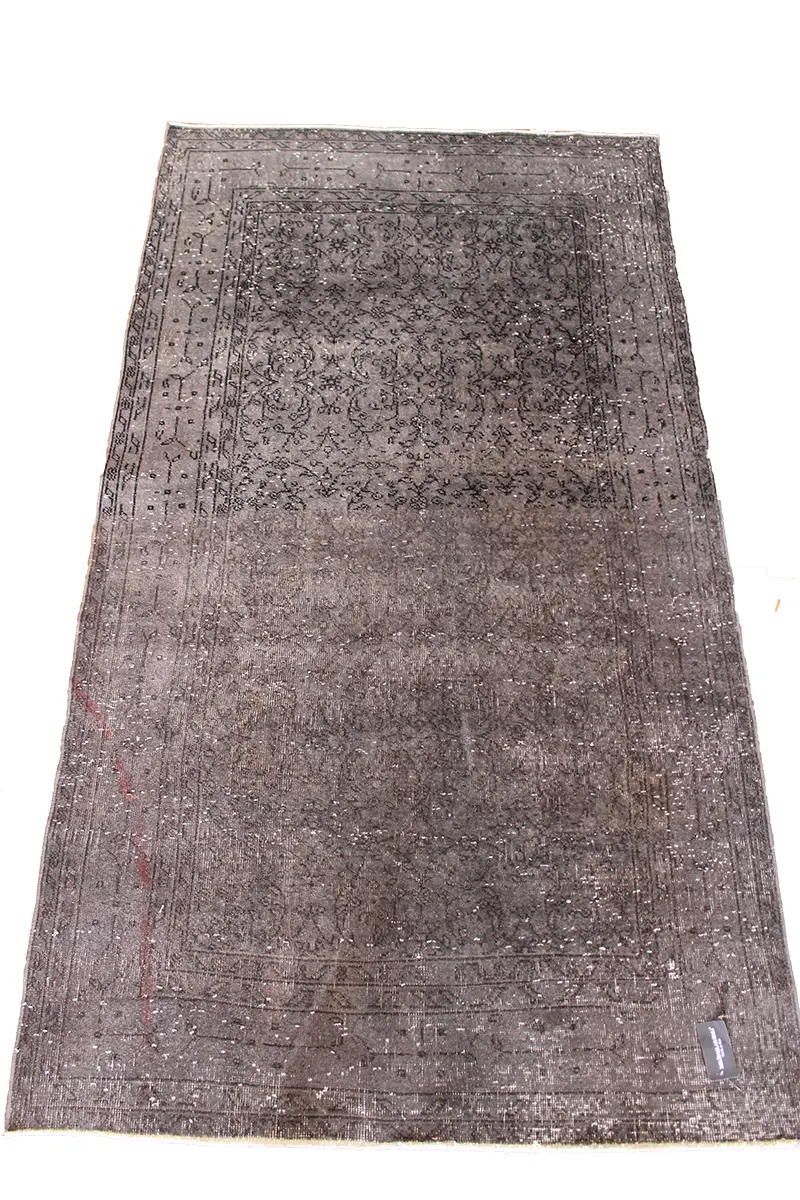 El Dokuma Kahve Vintage Halı