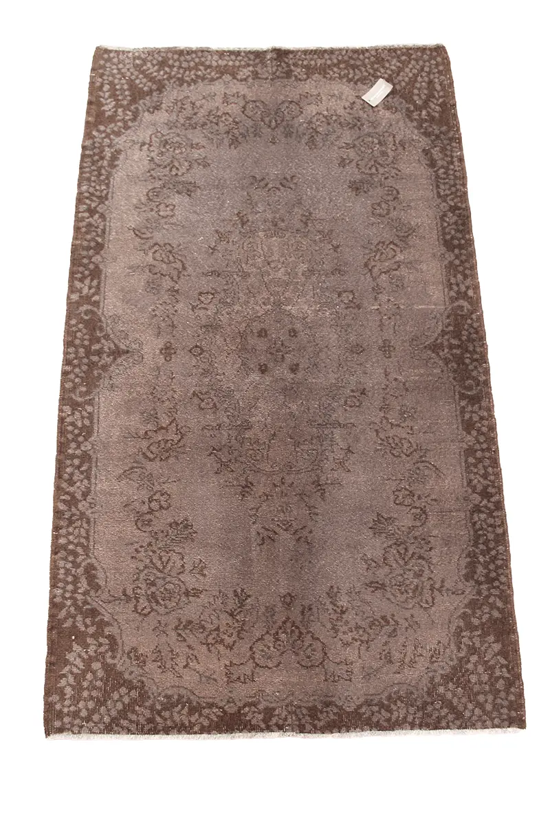 El Dokuma Kahve Vintage Halı