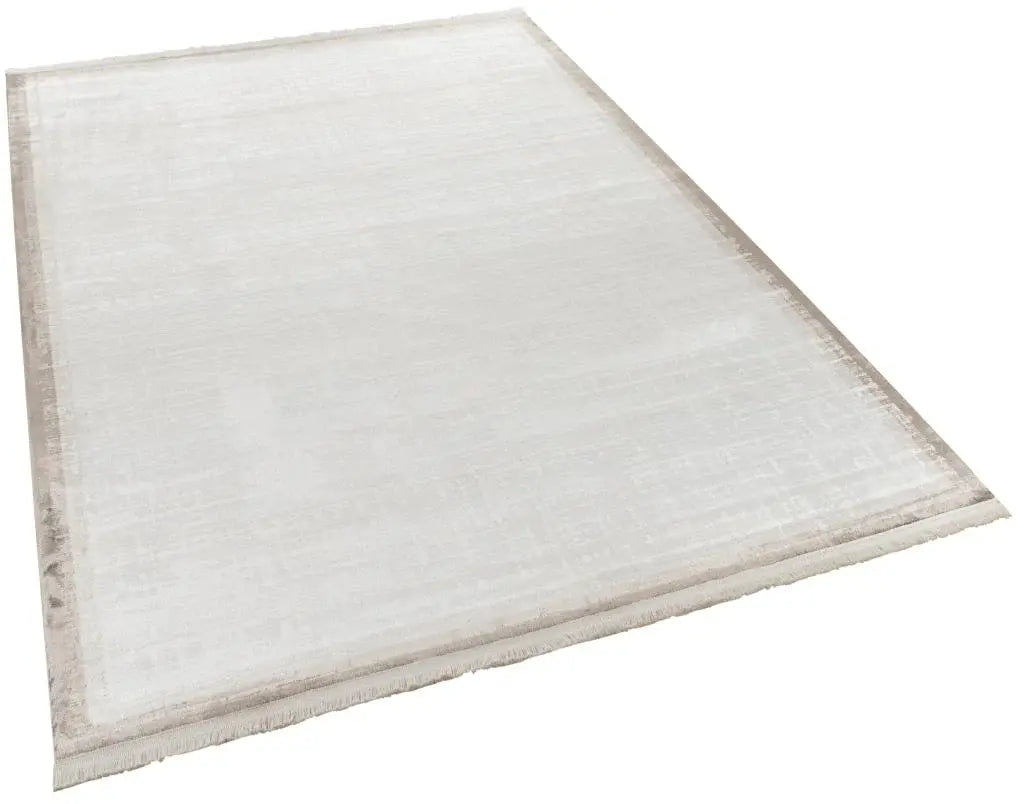 Apex Calista 1742 Bej Çerçeve Desen Viskon Özel Tezgah Halısı