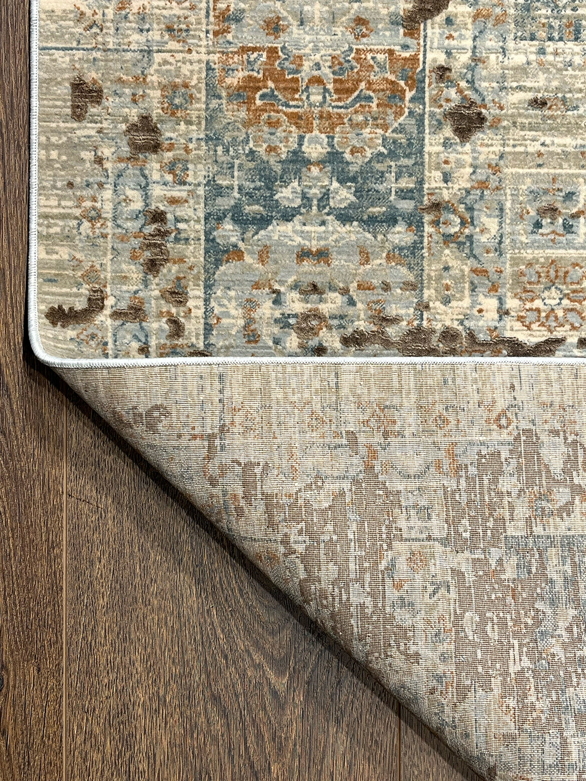 Heradye Serisi Uşak Desen Kahve Bambu Özel Tezgah Halısı