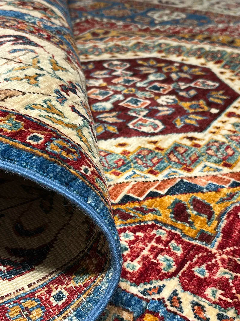 Anadolu Şal Memlük Desen Yün El Dokuma Halı