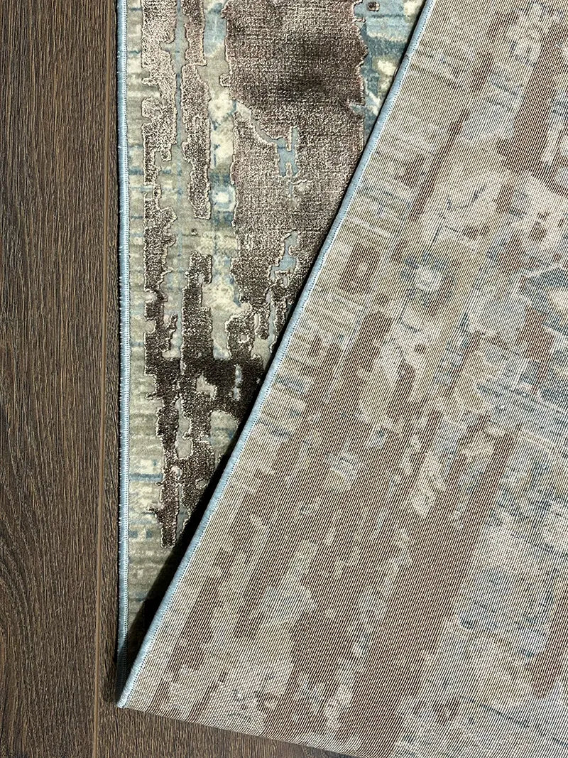 Uşak Desenli Kahverengi Bambu Özel Tezgah Halısı