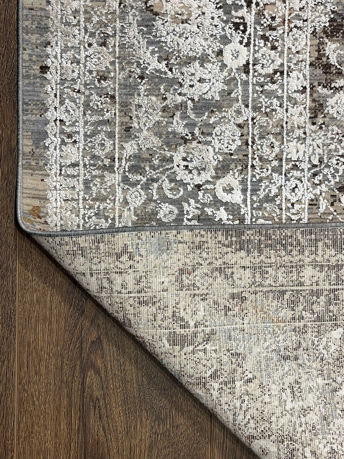 Hera Serisi Uşak Desen Krem Bambu Özel Tezgah Halısı