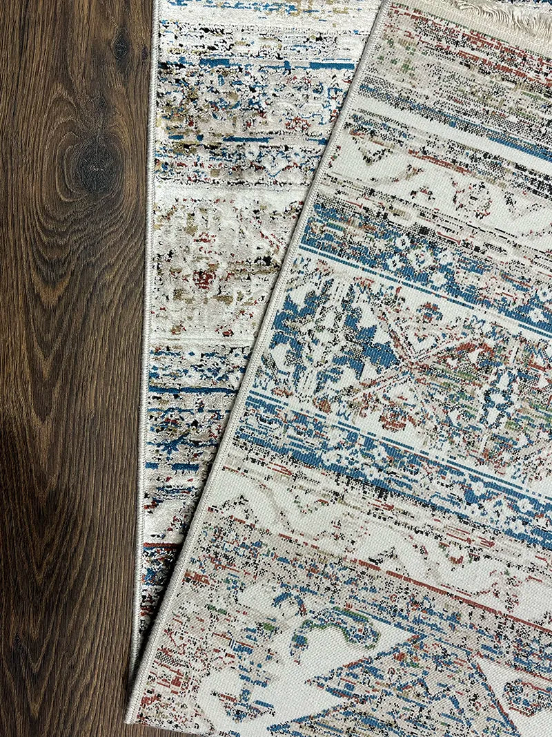 Khurgeen Serisi Bej Bambu Özel Tezgah Halısı