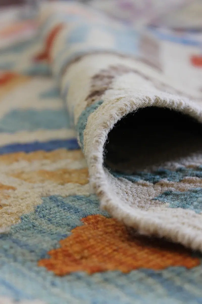 Natural El Dokuma Yün Afgan Kilim