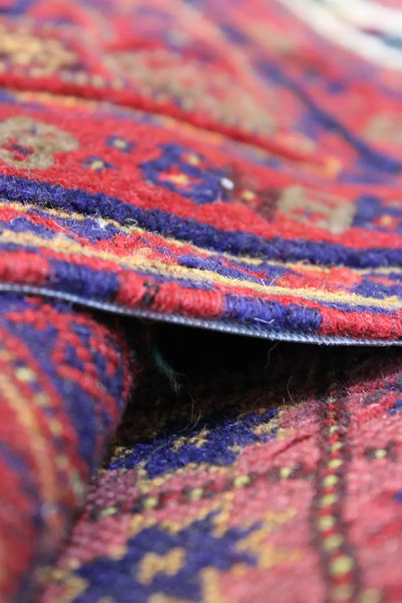 El Dokuma Afgan Berceste Bordo Yün Kilim