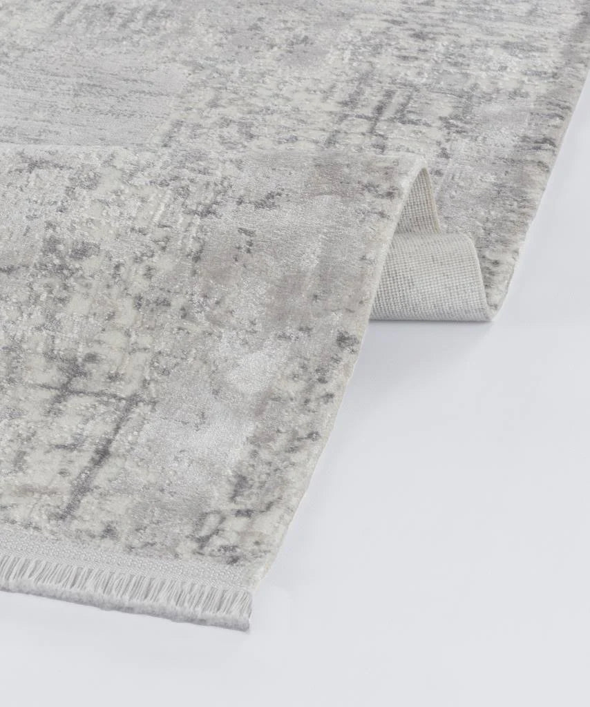 Apex Calista 1761 Gri Viskon Özel Tezgah Halısı
