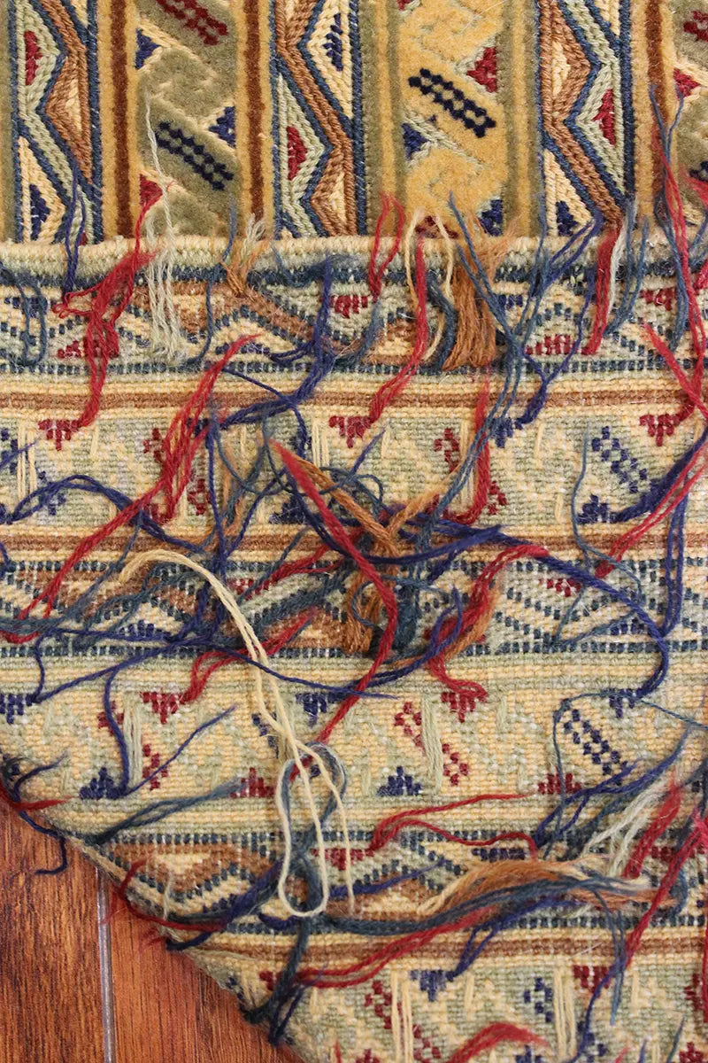 El Dokuma Afgan Berceste Kahve Yün Kilim