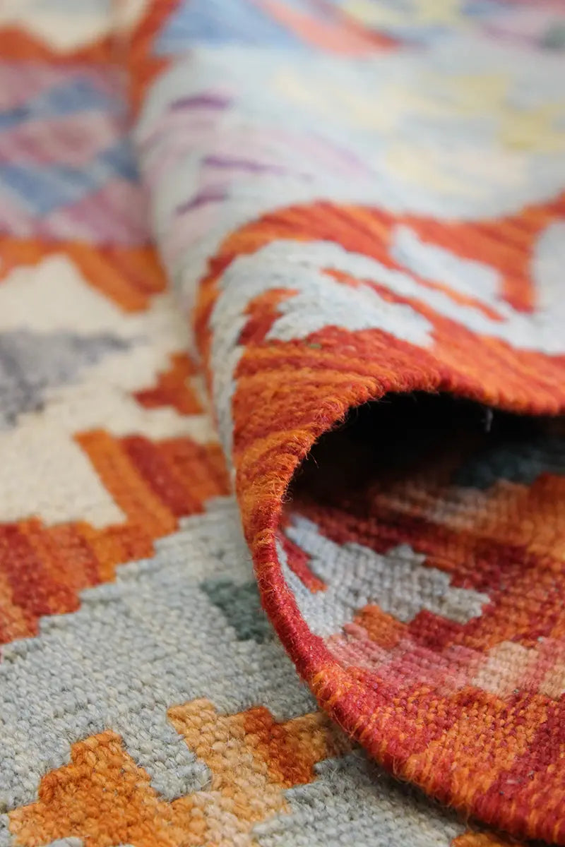 Natural El Dokuma Yün Afgan Kilim