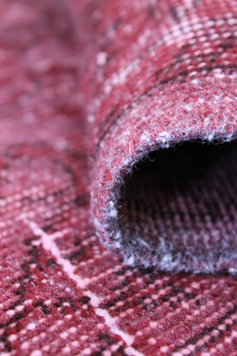 El Dokuma Pembe Vintage Halı