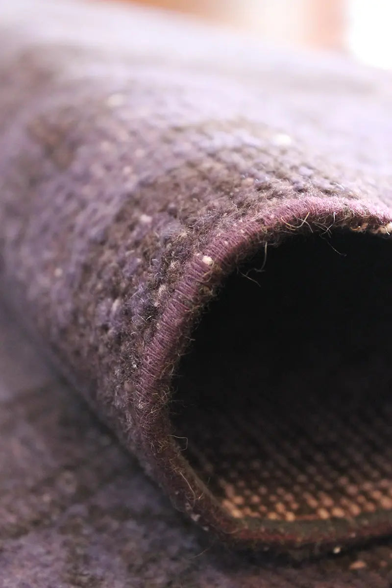 El Dokuma Mor Vintage Halı