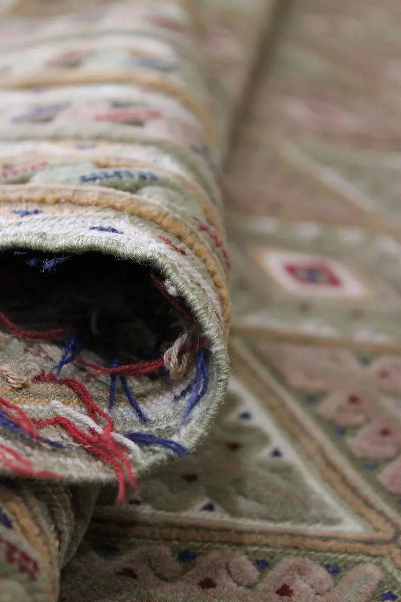 El Dokuma Afgan Berceste Kahve Yün Kilim